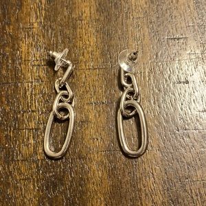 Sterling Silver Chain Drop Earrings